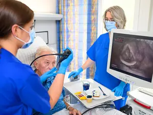 FEES – Fiberendoskopische Evaluation des Schluckens im Therapiezentrum Knappschaft Kliniken