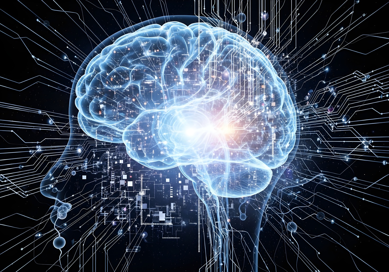 gehirn eines Menschens CT