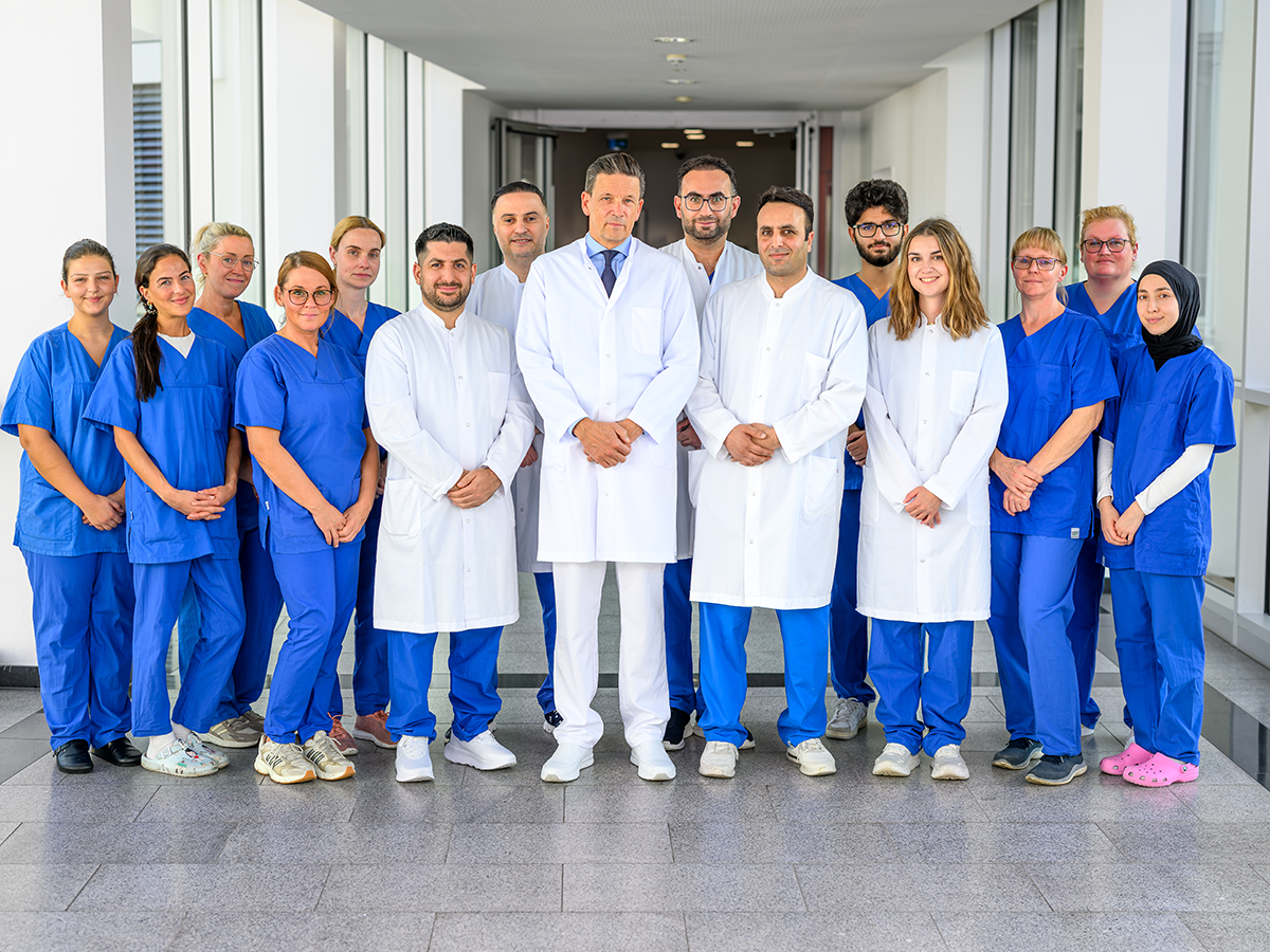 Teambild der Gastroenterolgie der Knappschaft Klinken Kamen