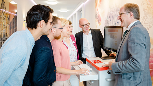 Fallbesprechung in der Klinik für Psychiatrie und Psychotherpie