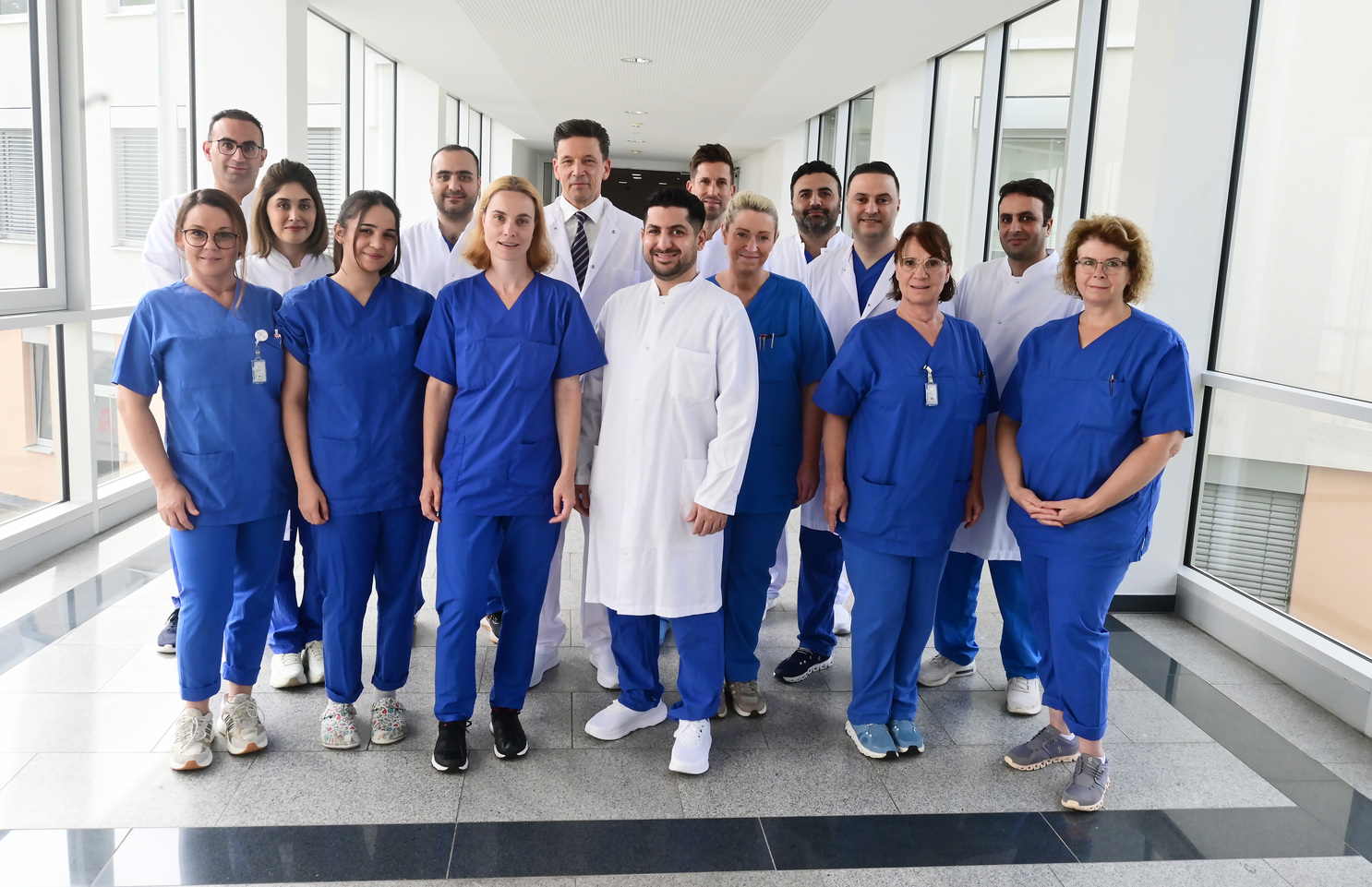 Das Team der Gastroenterologie in den Knappschaft Kliniken Kamen