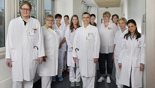 Das Team der Abteilung für Diabetologie und Endokrionologie