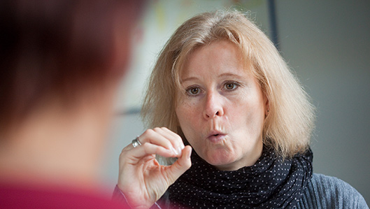 Sprechtraining zur Artikulation eines 
