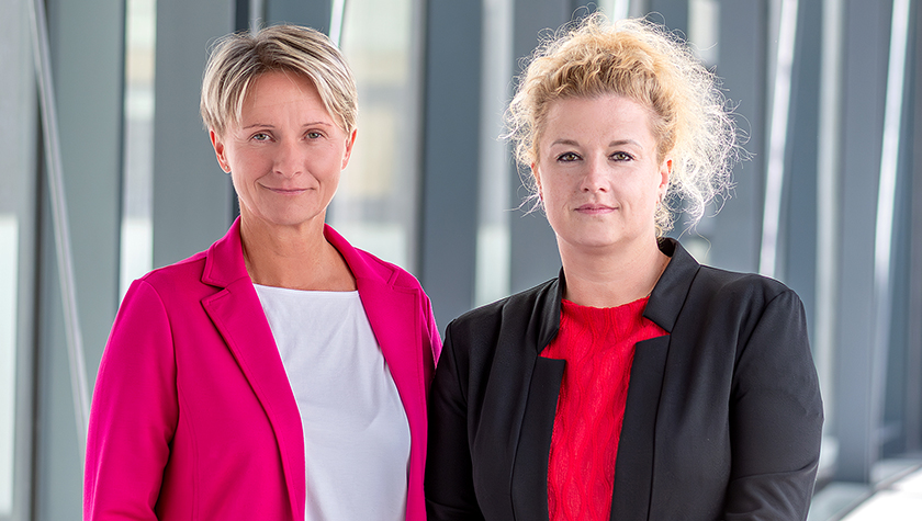 Kerstin Weber und Alexandra Zimmermann