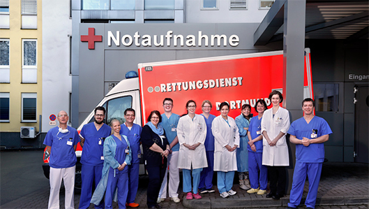 Team Zentrale Notaufnahme am Knappschaftskrankenhaus Dortmund
