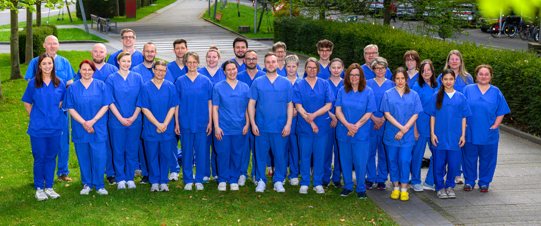 teamfoto therapiezentrum kanppschaf kliniken westfalen