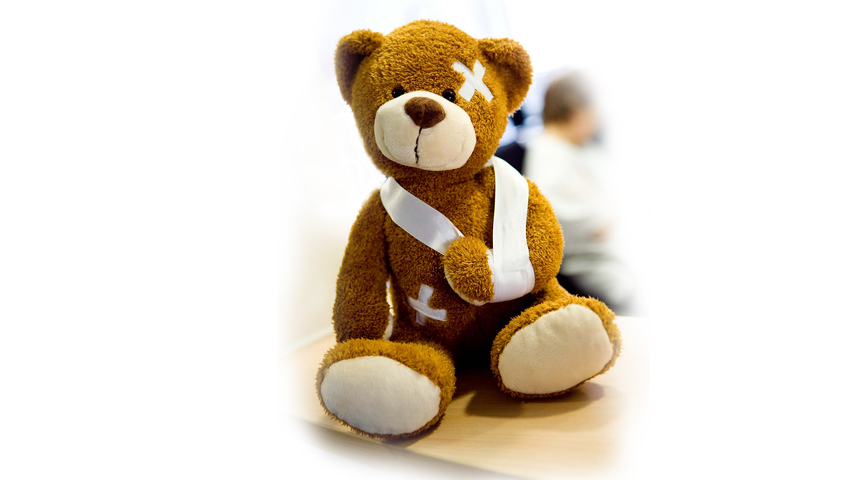Verletzter Teddy