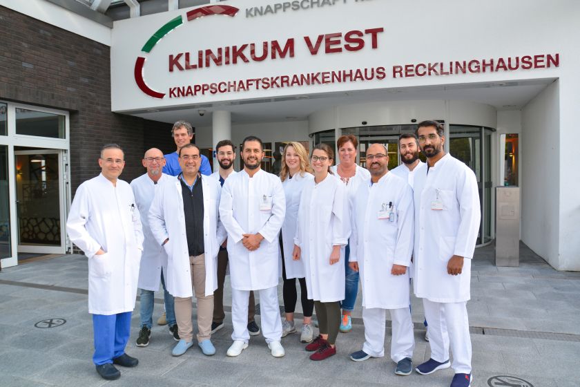Das Team der Klinik für Unfallchirurgie, Sporttraumatologie und Handchirurgie