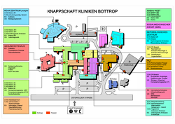 Lageplan Knappschaft Kliniken Gelsenkirchen-Buer