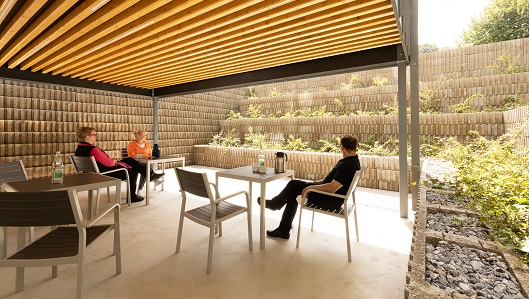 Therapiegarten in der Klinik für Nuklearmedizin
