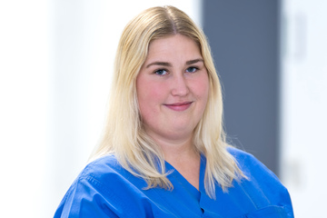 Sozialdienstmitarbeiterin Sabrina Schmale