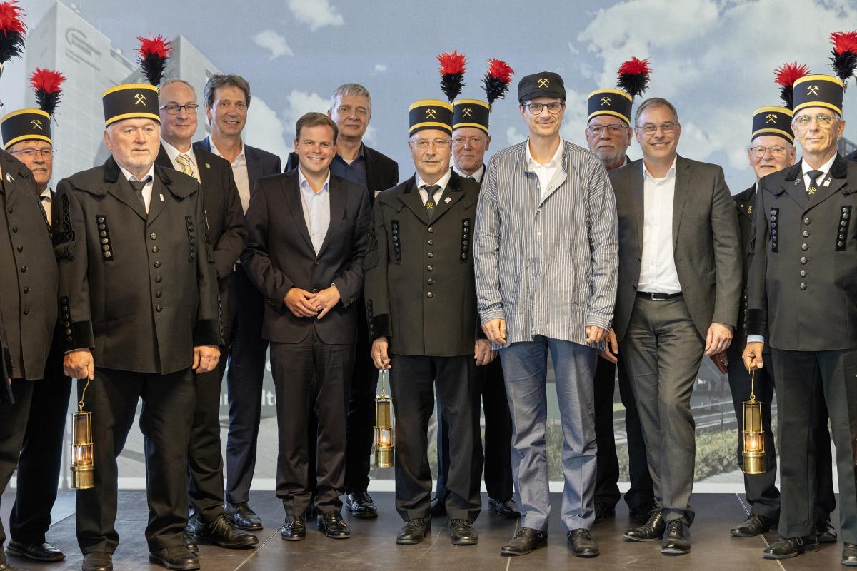 Prof. Smektala und PD Dr. Beck mit dem Ruhrkohle-Chor
