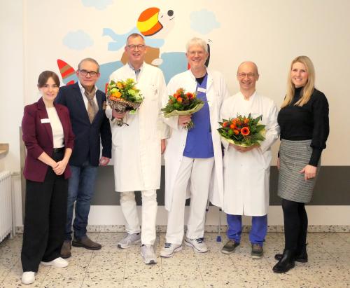 Chefarzt Dr. Lautner und Oberärzte