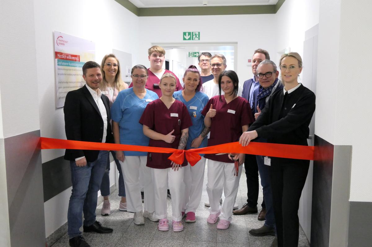 Eröffnung der Ausbildungsstation in den Knappschaft Kliniken Marienhospital Bottrop