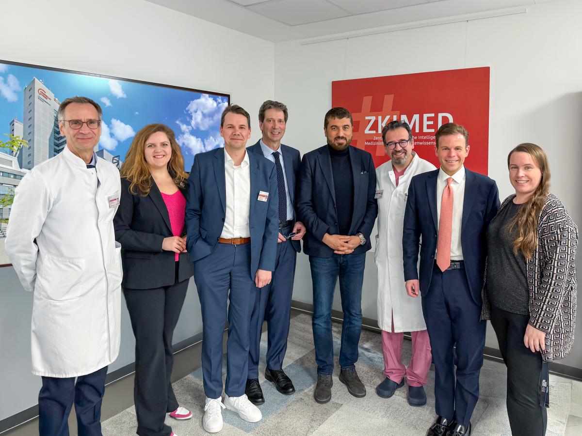 Bundestagsabgeordneter Serdar Yüksel (SPD) zu Besuch in den Knappschaft Kliniken Universitätsklinikum Bochum 