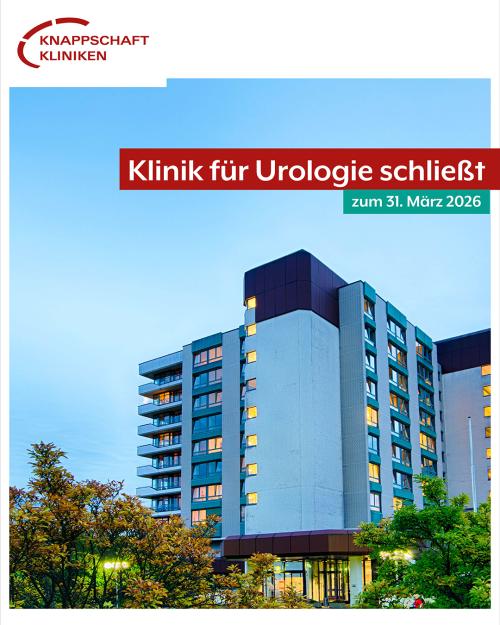 Knappschaft Kliniken Saar beenden zum 31. März 2026 die urologische Versorgung in der Klinik Sulzbach – Informationen zur künftigen Patientenversorgung