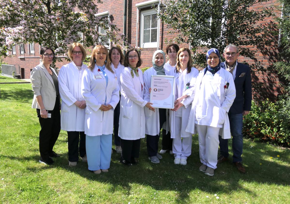 Diabetes-Ambulanz erhält erneut Zertifikat der Deutschen Diabetes Gesellschaft 