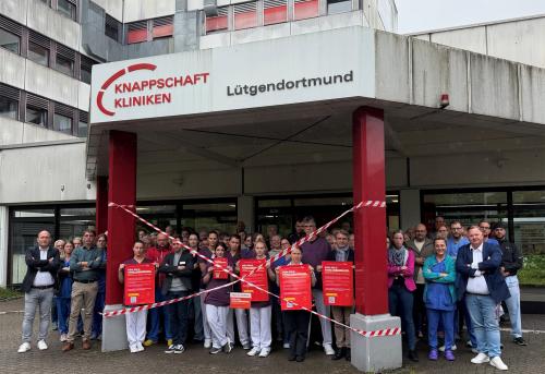 Knappschaft Kliniken beteiligen sich an Protest gegen geplantes GKV-Beitragssatzstabilisierungsgesetz