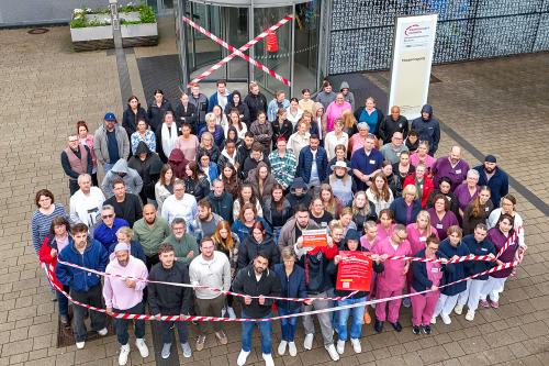 Die Knappschaft Kliniken Universitätsklinikum Bochum beteiligen sich am Protest gegen geplantes GKV-Beitragssatzstabilisierungsgesetz