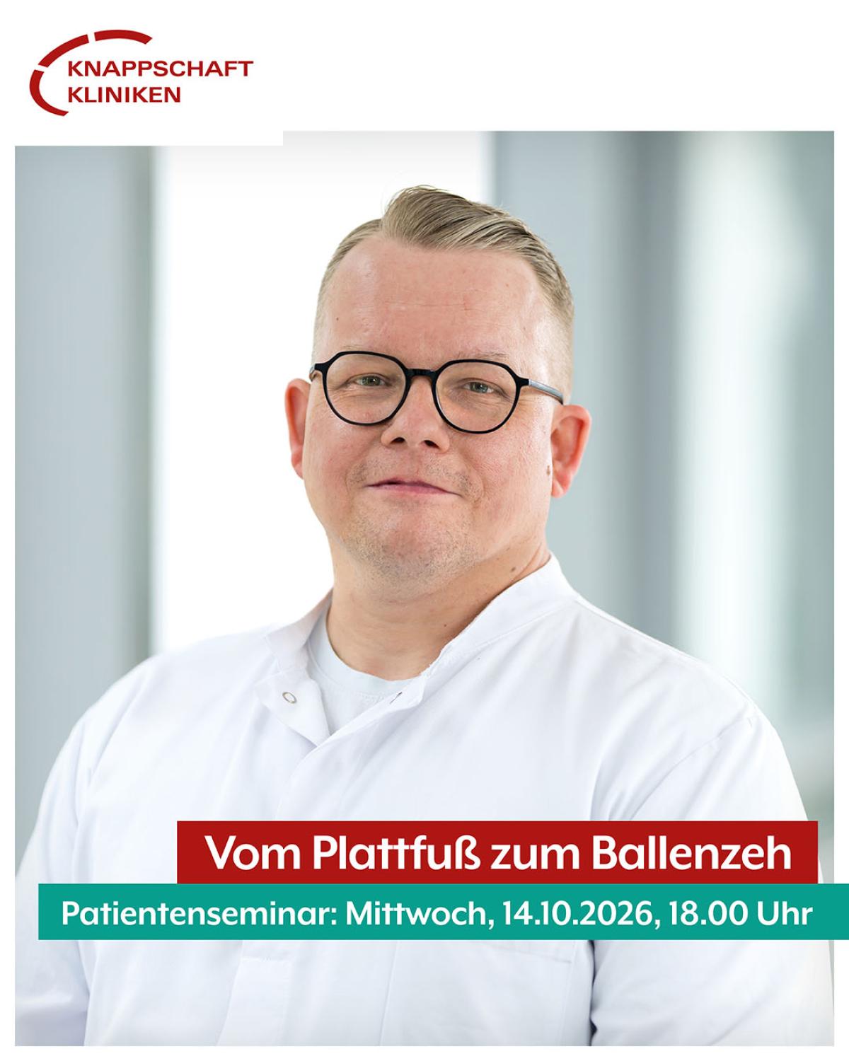 Patientenseminar: Vom Plattfuß zum Ballenzeh