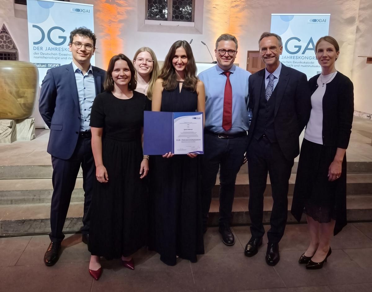 Gruppenfoto Klinik für Anästhesiologie, Intensivmedizin und Schmerztherapie_DGAI-Jahreskongress
