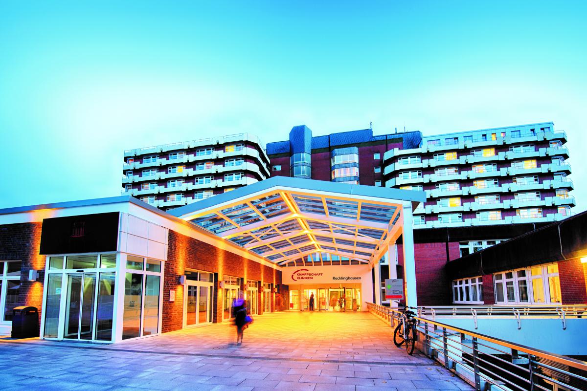 Außenansicht der Knappschaft Kliniken Recklinghausen Knappschaft Kliniken Recklinghausen