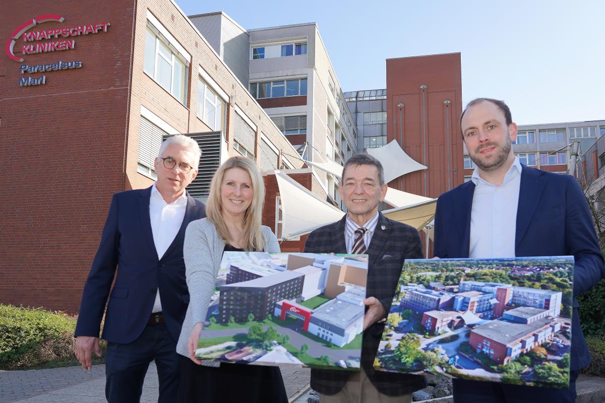 Neubaupläne für die Kinderklinik der Knappschaft Kliniken Paracelsus Marl