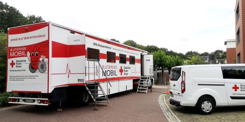 Blutspende im Gesundheitshaus Quellenbusch an den Knappschaft Kliniken Bottrop 