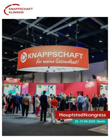 🎉 Wir sind dabei! – Knappschaft Kliniken auf dem Hauptstadtkongress 2025

📍 Stand 132 | 📅 25.–27. Juni 2025 | hub27, Messe Berlin

Wir freuen uns, auch in diesem Jahr wieder beim Hauptstadtkongress vertreten zu sein – dem bedeutendsten Branchentreff des deutschen Gesundheitswesens!
Als Knappschaft Kliniken stehen wir für moderne Medizin, starke Versorgung und zukunftsorientierte Konzepte – und genau darum geht es auch beim <a href='https://www.facebook.com/watch/hashtag/HSK2025' target='_blank'>#HSK2025</a>.

💬 Was Sie erwartet
• Stand 132 – Sie finden uns im HUB27 an unserem Gemeinschaftsstand zusammen mit der KNAPPSCHAFT
• Persönliche Gespräche mit unseren Experten aus Medizin, Pflege, Digitalisierung und Krankenhausmanagement
• Austausch zu aktuellen Reformen, neuen Versorgungsmodellen und der Zukunft des stationären Sektors

🏥 Warum wir mitmachen
Der Hauptstadtkongress bringt Akteure zusammen, die das Gesundheitssystem gestalten wollen – und wir gestalten mit. Besonders im Fokus:
✔ Krankenhausreform
✔ Digitalisierung & KI
✔ Pflege zukunftssicher denken
✔ Qualität in der Patientenversorgung
Wir freuen uns auf gute Gespräche, neue Impulse und ein starkes Netzwerk!

<a href='https://www.facebook.com/watch/hashtag/HSK2025' target='_blank'>#HSK2025</a> <a href='https://www.facebook.com/watch/hashtag/Hauptstadtkongress' target='_blank'>#Hauptstadtkongress</a> <a href='https://www.facebook.com/watch/hashtag/Gesundheit' target='_blank'>#Gesundheit</a> <a href='https://www.facebook.com/watch/hashtag/GesundheitGestalten' target='_blank'>#GesundheitGestalten</a> <a href='https://www.facebook.com/watch/hashtag/Politik' target='_blank'>#Politik</a> <a href='https://www.facebook.com/watch/hashtag/Innovation' target='_blank'>#Innovation</a> <a href='https://www.facebook.com/watch/hashtag/Pflege' target='_blank'>#Pflege</a> <a href='https://www.facebook.com/watch/hashtag/Krankenhausreform' target='_blank'>#Krankenhausreform</a> <a href='https://www.facebook.com/watch/hashtag/DigitalHealth' target='_blank'>#DigitalHealth</a> <a href='https://www.facebook.com/watch/hashtag/KnappschaftKliniken' target='_blank'>#KnappschaftKliniken</a> <a href='https://www.facebook.com/watch/hashtag/Klinikverbund' target='_blank'>#Klinikverbund</a> <a href='https://www.facebook.com/watch/hashtag/Pflege' target='_blank'>#Pflege</a> <a href='https://www.facebook.com/watch/hashtag/Gesundheitsversorgung' target='_blank'>#Gesundheitsversorgung</a> <a href='https://www.facebook.com/watch/hashtag/Gesundheitssystem' target='_blank'>#Gesundheitssystem</a> <a href='https://www.facebook.com/watch/hashtag/Patientenversorgung' target='_blank'>#Patientenversorgung</a> <a href='https://www.facebook.com/watch/hashtag/Knappschaft' target='_blank'>#Knappschaft</a> <a href='https://www.facebook.com/watch/hashtag/Verbund' target='_blank'>#Verbund</a> <a href='https://www.facebook.com/watch/hashtag/Verbundenheit' target='_blank'>#Verbundenheit</a> <a href='https://www.facebook.com/watch/hashtag/kkliniken' target='_blank'>#kkliniken</a> <a href='https://www.facebook.com/watch/hashtag/WirSindDabei' target='_blank'>#WirSindDabei</a>

<a href='https://www.instagram.com/_u/kk_bochum/' target='_blank'>@kk_bochum</a>
<a href='https://www.instagram.com/_u/kkbottrop/' target='_blank'>@kkbottrop</a>
<a href='https://www.instagram.com/_u/kksaar/' target='_blank'>@kksaar</a>
<a href='https://www.instagram.com/_u/knappschaftklinikenvest/' target='_blank'>@knappschaftklinikenvest</a>
<a href='https://www.instagram.com/_u/kkgelsenkirchen_buer/' target='_blank'>@kkgelsenkirchen_buer</a>
<a href='https://www.instagram.com/_u/kkliniken/' target='_blank'>@kkliniken</a>.westfalen
<a href='https://www.instagram.com/_u/rheinmaas_klinikum/' target='_blank'>@rheinmaas_klinikum</a>
<a href='https://www.instagram.com/_u/kk_akademie/' target='_blank'>@kk_akademie</a>