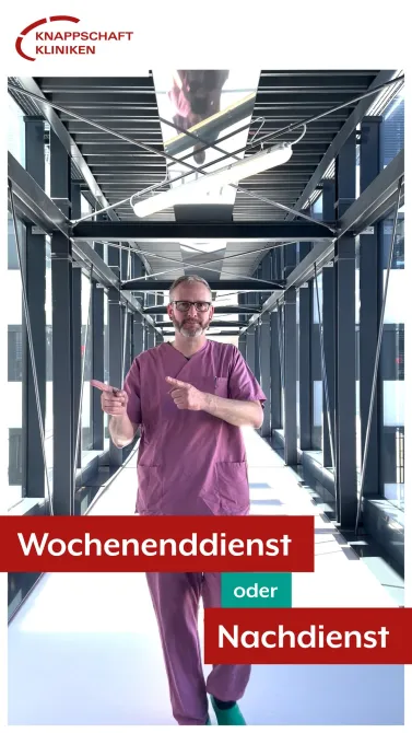 Wir haben unsere Pflegekräfte gefragt: Lieber Wochenenddienst oder Nachtdienst? 🌞🌚

Du bist auf der Suche nach einer Herausforderung, bei der du Verantwortung übernehmen und Teil eines großartigen Teams werden kannst? 💪 In einem Universitätsklinikum, das für intensive Versorgung steht? 🏥✨ Du möchtest einen Job, der dich jeden Tag aufs Neue fordert, dir Raum für deine Persönlichkeit gibt und in dem du deine Fähigkeiten voll entfalten kannst? 🔥

Dann komm in unser Team, denn zusammen machen wir den Unterschied – in der Intensivpflege! Gemeinsam gestalten wir die Zukunft der Pflege. ❤

🤝 Bewirb dich jetzt: https://jobs.knappschaft-kliniken.de/job_detail.aspx?iID=4505&fa=-1