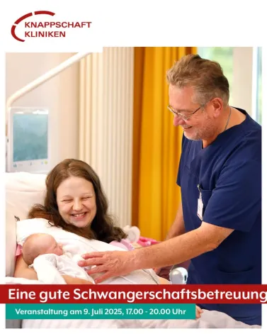 Eine gute Schwangerschaftsvorbereitung ist genauso wichtig, wie die Betreuung während und nach einer Schwangerschaft.

Im Rahmen unserer Veranstaltung "Eine gute Schwangerschaftsbetreuung" möchten wir Sie über die aktuellen Trends und Entwicklungen, die rund um die Betreuung einer Schwangerschaft gehören, informieren. Außerdem wird unsere Psychotherapeutin auf die psychischen Herausforderungen einer Schwangerschaft eingehen und erklären, was es mit einem Babyblues und einer Schwangerschaftsdepression auf sich haben.

Zu dieser fachlichen Veranstaltung laden wir alle niedergelassenen Ärzte, Patientinnen und interessierte Personen in die Vesteria in den Knappschaft Kliniken Recklinghausen von 17.00 - 20.00 Uhr ein.

Wir freuen uns über Ihre Teilnahme.

Bitte melden Sie sich über die folgende E-Mail-Adresse: gynaekologie.marl<a href='https://www.instagram.com/_u/knappschaft-kliniken/' target='_blank'>@knappschaft-kliniken</a>.de an.

<a href='https://www.facebook.com/watch/hashtag/knappschaftklinikenrecklinghausen' target='_blank'>#knappschaftklinikenrecklinghausen</a>
<a href='https://www.facebook.com/watch/hashtag/knappschaftklinikenparacelsusmarl' target='_blank'>#knappschaftklinikenparacelsusmarl</a>
<a href='https://www.facebook.com/watch/hashtag/knappschaftklinikenvest' target='_blank'>#knappschaftklinikenvest</a>
<a href='https://www.facebook.com/watch/hashtag/gynaekologie' target='_blank'>#gynaekologie</a>
<a href='https://www.facebook.com/watch/hashtag/geburt' target='_blank'>#geburt</a>
<a href='https://www.facebook.com/watch/hashtag/schwangerschaft' target='_blank'>#schwangerschaft</a>
