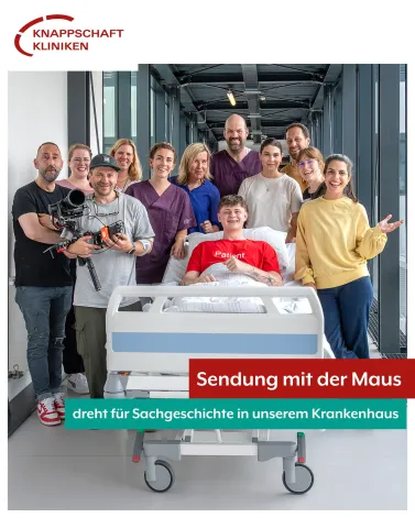 👀🎬 Was war denn da los? In der letzten Woche war ein Team des WDR in unserem Krankenhaus zu Besuch. Mit Kamera und Mikrofon ging es einen Tag lang quer durchs Krankenhaus: Die "Sendung mit der Maus" war da! Gedreht wurde zusammen mit <a href='https://www.instagram.com/_u/tenteworld/' target='_blank'>@tenteworld</a> für eine Sachgeschichte zum Thema "Rollen" - zum Beispiel die, auf denen ein Krankenhausbett fährt. 

🗓📺 Nun heißt es abwarten, bis die Sendung im Herbst ausgestrahlt wird. Wir sind gespannt und geben natürlich rechtzeitig Bescheid, wenn unser Krankenhaus am Sonntagvormittag in der "Sendung mit der Maus" zu sehen sein wird!

<a href='https://www.instagram.com/explore/tags/KnappschaftKliniken/' target='_blank'>#KnappschaftKliniken</a> <a href='https://www.instagram.com/explore/tags/Universitätsklinikum/' target='_blank'>#Universitätsklinikum</a> <a href='https://www.instagram.com/explore/tags/Bochum/' target='_blank'>#Bochum</a> <a href='https://www.instagram.com/explore/tags/SendungmitderMaus/' target='_blank'>#SendungmitderMaus</a> <a href='https://www.instagram.com/explore/tags/WDR/' target='_blank'>#WDR</a> <a href='https://www.instagram.com/explore/tags/Sachgeschichte/' target='_blank'>#Sachgeschichte</a>