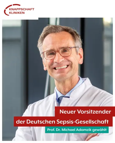 👨‍⚕️ Univ.-Prof. Dr. med. Michael Adamzik, Klinikdirektor der Klinik für Anästhesiologie, Intensivmedizin und Schmerztherapie sowie stellvertretender Ärztlicher Direktor der Knappschaft Kliniken Universitätsklinikum Bochum, wurde zum neuen Vorsitzenden der Deutschen Sepsis-Gesellschaft (DSG) gewählt. Die DSG steht für exzellente Forschung, klinische Innovation und gesellschaftliches Engagement im Kampf gegen Sepsis. 

☝️ „Ich freue mich sehr, dass mir die Ehre zuteilwird, Vorsitzender dieser wichtigen und einflussreichen Fachgesellschaft zu sein“, so Prof. Adamzik. „Als Deutsche Sepsis-Gesellschaft ist es unser Ziel, das Verständnis für das Krankheitsbild Sepsis sowohl in der Öffentlichkeit als auch in der medizinischen Fachwelt weiter zu vertiefen, die Forschung zu Sepsis entscheidend voranzubringen und junge Wissenschaftler*innen nachhaltig zu fördern.“ 

💡 Sepsis, umgangssprachlich auch als Blutvergiftung bezeichnet, ist weltweit eine der häufigsten und gleichzeitig eine in der Öffentlichkeit kaum wahrgenommene Erkrankung. In Deutschland erkranken jedes Jahr etwa 230.000 Menschen, mindestens 85.000 versterben daran. Damit gehört Sepsis zu den häufigsten Todesursachen in Deutschland. „In der Gesellschaft fehlt bislang häufig das Wissen, wie man sich vor einer Sepsis schützen kann und nur wenige wissen, dass die Sterblichkeit im ersten Jahr nach überstandener Sepsis bei rund 35 Prozent liegt. Durch gezielte Rehabilitationsmaßnahmen kann dieses Risiko deutlich gesenkt werden“, erklärt Prof. Adamzik. 

<a href='https://www.instagram.com/explore/tags/KnappschaftKliniken/' target='_blank'>#KnappschaftKliniken</a> <a href='https://www.instagram.com/explore/tags/Universitätsklinikum/' target='_blank'>#Universitätsklinikum</a> <a href='https://www.instagram.com/explore/tags/Bochum/' target='_blank'>#Bochum</a> <a href='https://www.instagram.com/explore/tags/DeutscheSepsisGesellschaft/' target='_blank'>#DeutscheSepsisGesellschaft</a>