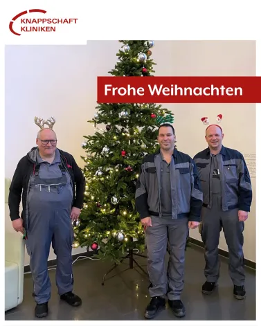 Das ganze Team der Knappschaft Kliniken Universitätsklinikum Bochum wünscht frohe Weihnachten und einen guten Start ins neue Jahr 2026!

 <a href='https://www.instagram.com/explore/tags/knappschaftkliniken/' target='_blank'>#knappschaftkliniken</a> <a href='https://www.instagram.com/explore/tags/universitätsklinikum/' target='_blank'>#universitätsklinikum</a> <a href='https://www.instagram.com/explore/tags/bochum/' target='_blank'>#bochum</a>