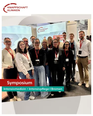 Trefft uns auf dem Symposium Intensivmedizin + Intensivpflege in Bremen👉 <a href='https://www.instagram.com/_u/symposiumintensiv/' target='_blank'>@symposiumintensiv</a> 

Wir sind vor Ort im Messe- und Congress Centrum Bremen und stellen Euch unseren Verbund und die Möglichkeiten für Pflegekräfte in der Intensivpflege vor. Nach einem erfolgreichen ersten Symposium Tag, geht es heute weiter.

Du suchst einen Job mit Zukunft in der Intensivpflege?
Dann komm in unser Team und arbeite in Top-Kliniken in Deiner Umgebung.

📌 Besucht uns persönlich: Halle 4 | Stand 4M16

Wir freuen uns auf den Austausch mit Euch!

<a href='https://www.instagram.com/explore/tags/KnappschaftKliniken/' target='_blank'>#KnappschaftKliniken</a> <a href='https://www.instagram.com/explore/tags/Intensivmed/' target='_blank'>#Intensivmed</a> <a href='https://www.instagram.com/explore/tags/SymposiumIntensiv/' target='_blank'>#SymposiumIntensiv</a> <a href='https://www.instagram.com/explore/tags/Intensivpflege/' target='_blank'>#Intensivpflege</a> <a href='https://www.instagram.com/explore/tags/Intensivmedizin/' target='_blank'>#Intensivmedizin</a> <a href='https://www.instagram.com/explore/tags/PflegeJobs/' target='_blank'>#PflegeJobs</a> <a href='https://www.instagram.com/explore/tags/Pflegekräfte/' target='_blank'>#Pflegekräfte</a> <a href='https://www.instagram.com/explore/tags/KarriereInDerPflege/' target='_blank'>#KarriereInDerPflege</a> <a href='https://www.instagram.com/explore/tags/Bremen/' target='_blank'>#Bremen</a>