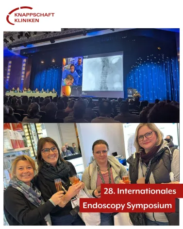 👩‍⚕️ Im Februar fand das 28. Internationale Endoscopy Symposium in Düsseldorf statt. Die dreitägige Veranstaltung ist ein bedeutendes Event, bei dem Pflegekräfte und Ärzt*innen zusammenkommen, um sich über aktuelle Entwicklungen und Best Practices im Bereich der Endoskopie zu informieren und auszutauschen. 

🩺 Neben neuen Bildgebungstechnologien und ihren Auswirkungen auf die erweiterte endoskopische Diagnose standen unter anderem auch die Themen Prävention, Erkennung und Management von unerwünschten Ereignissen sowie KI in der endoskopischen Diagnose, Behandlung, Entscheidungsfindung und Qualitätskontrolle auf der Tagesordnung. 

💬 Ein Team aus Pflegekräften und Ärzt*innen unserer Endoskopie war in diesem Jahr vor Ort und konnte von spannenden Vorträgen, neusten medizinischen Erkenntnissen sowie wertvollen Netzwerken profitieren: Ein großartiges Beispiel für die Zusammenarbeit von Fachkräften, für die bestmögliche Versorgung unserer Patient*innen.

<a href='https://www.instagram.com/explore/tags/knappscahftkliniken/' target='_blank'>#knappscahftkliniken</a> <a href='https://www.instagram.com/explore/tags/universitätsklinikum/' target='_blank'>#universitätsklinikum</a> <a href='https://www.instagram.com/explore/tags/bochum/' target='_blank'>#bochum</a> <a href='https://www.instagram.com/explore/tags/endoscopysymposium/' target='_blank'>#endoscopysymposium</a> <a href='https://www.instagram.com/explore/tags/endoskopie/' target='_blank'>#endoskopie</a>
