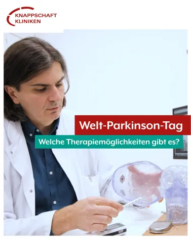 🧠 Parkinson ist eine neurologische Erkrankung, die den Alltag Schritt für Schritt verändern kann. Umso wichtiger ist eine Behandlung, die individuell abgestimmt ist und verschiedene Fachbereiche einbezieht – von der Neurologie und Neurochirurgie über Therapieangebote bis hin zur pflegerischen Begleitung.

💡 Symptome wie Zittern, Muskelsteifheit oder verlangsamte Bewegungen entwickeln sich meist schleichend – und stellen Betroffene sowie Angehörige vor große Herausforderungen im Alltag.

🗨 Der heutige Tag erinnert daran, wie wichtig Aufklärung, Verständnis und eine gute medizinische Begleitung sind. Denn auch wenn Parkinson bislang nicht heilbar ist, gibt es viele Möglichkeiten, den Verlauf positiv zu beeinflussen und Lebensqualität zu erhalten.

🏥 Das RUHRSTIM – Zentrum für Tiefe Hirnstimulation und Neuromodulation ist spezialisiert auf die fortschrittliche Behandlung von Bewegungsstörungen, wie Parkinson, Tremor und Dystonien sowie diverser chronischer Schmerzzustände. Die Mission ist es, Patient*innen durch hochmoderne Therapien ein Stück Lebensqualität zurückzugeben.

🤝 Dank des breiten Netzwerks mit Expert*innen aus den Knappschaft Kliniken Universitätsklinikum Bochum, den Knappschaft Kliniken Vest, den Knappschaft Kliniken Bottrop und den Knappschaft Kliniken Westfalen bietet das RUHRSTIM eine umfassende und regional verankerte Versorgung. 

<a href='https://www.instagram.com/explore/tags/WeltParkinsonTag/' target='_blank'>#WeltParkinsonTag</a> <a href='https://www.instagram.com/explore/tags/Parkinson/' target='_blank'>#Parkinson</a> <a href='https://www.instagram.com/explore/tags/Neurologie/' target='_blank'>#Neurologie</a> <a href='https://www.instagram.com/explore/tags/Neurochirurgie/' target='_blank'>#Neurochirurgie</a> <a href='https://www.instagram.com/explore/tags/KnappschaftKliniken/' target='_blank'>#KnappschaftKliniken</a> <a href='https://www.instagram.com/explore/tags/Universitätsklinikum/' target='_blank'>#Universitätsklinikum</a> <a href='https://www.instagram.com/explore/tags/Bochum/' target='_blank'>#Bochum</a>