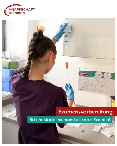 🙌 Eine gute Pflegeausbildung bedeutet für uns mehr als nur Theorie und Praxis! Bei uns startet niemand allein ins Examen - wir begleiten unsere Auszubildenden Schritt für Schritt sicher bis zur Prüfung und setzen auf eine intensive und strukturierte Prüfungsvorbereitung: 

📚 Praxisanleitung ab Tag 1
Von Beginn der Ausbildung an arbeiten wir gezielt mit prüfungsrelevanten Inhalten, damit Sicherheit und Fachwissen kontinuierlich wachsen. 

🩺 Fachpraktischer Unterricht 
Vor Zwischenprüfung und Examen nehmen wir uns einen ganzen Anleitungstag Zeit:
✔️ Besprechung aller wichtigen Dokumente
✔️ Gemeinsame Pflegeplanung anhand realistischer Fallbeispiele
✔️ Praktische Übungen wie aseptische Verbandwechsel

⁉️ Unsere Praxisanleiterinnen stehen den Auszubildenden dabei jederzeit unterstützend zur Seite und beantworten alle Fragen rund um die Prüfungen. Denn Vertrauen in die eigenen Fähigkeiten ist genauso wichtig wie Fachwissen.

🎓 Vor der praktischen Abschlussprüfung führen wir mit jedem Prüfling eine realistische Generalprobe durch: Mit Reflexion, Feedback und Benotung. So vorbereitet kommen unsere Auszubildenden nachweislich besser durch das echte Examen. 

💪 Denn sie sollen nicht nur ihre Prüfungen bestehen, sondern selbstbewusst und professionell in den Pflegeberuf starten! 

🚀 Du bist auf der Suche nach einem Ausbildungsplatz? Bewirb Dich jetzt für die dreijährige Ausbildung zur Pflegefachkraft mit Ausbildungsstart zum 1. August oder 1. Oktober 2026! Link zum Bewerbungsportal in unserer Bio.

<a href='https://www.instagram.com/explore/tags/KnappschaftKliniken/' target='_blank'>#KnappschaftKliniken</a> <a href='https://www.instagram.com/explore/tags/Universitätsklinikum/' target='_blank'>#Universitätsklinikum</a> <a href='https://www.instagram.com/explore/tags/Bochum/' target='_blank'>#Bochum</a> <a href='https://www.instagram.com/explore/tags/Ausbildung/' target='_blank'>#Ausbildung</a> <a href='https://www.instagram.com/explore/tags/Pflege/' target='_blank'>#Pflege</a> <a href='https://www.instagram.com/explore/tags/Pflegefachkraft/' target='_blank'>#Pflegefachkraft</a> <a href='https://www.instagram.com/explore/tags/AusbildunginBochum/' target='_blank'>#AusbildunginBochum</a>