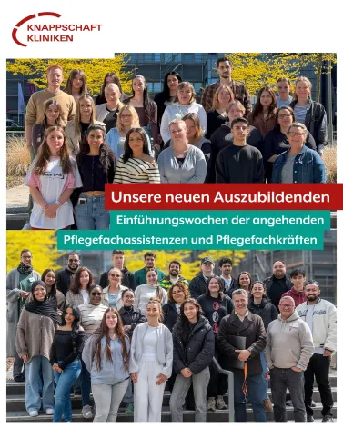 🙌 Unsere angehenden Pflegefachassistenzen und Pflegefachkräfte sind mit ihren Einführungswochen in ihre Ausbildung gestartet. Hier gab es vor den ersten Praxiseinsätzen erst einmal eine Menge theoretischen Input. 

🤓 Von grundpflegerischer Versorgung und Prophylaxen über Vitalzeichenkontrolle, Mobilisation und Nahrungsaufnahme bis hin zu Händehygiene, Herz-Lungen-Wiederbelebung, Datenschutz und Arbeitssicherheit. Unsere Auszubildenden bekommen alles an die Hand, was ihnen Sicherheit im Klinikalltag gibt. 

🤝 Auch Themen wie Kommunikation, professionelle Telefonate, Teamwork, Dienstzeiten und der richtige Umgang miteinander gehören dazu – denn Pflege bedeutet neben Fachwissen vor allem auch Teamwork! 

❤️ Durch die Einführungswochen wurden die Auszubildenden durch unsere zentralen Praxisanleiterinnen begleitet, die ihnen auch im Verlauf der Ausbildung stets zur Seite stehen werden. 

💪 Und was sagen die angehenden Pflegefachassistenzen und Pflegefachkräfte? „Jetzt fühlen wir uns gut vorbereitet für den ersten praktischen Einsatz!“ 
Und genau darum geht’s: Fragen klären, Sicherheit schaffen und gemeinsam in die Ausbildung starten 

🚀 Du bist auf der Suche nach einem Ausbildungsplatz? Bewirb Dich jetzt für die dreijährige Ausbildung zur Pflegefachkraft mit Ausbildungsstart zum 1. August oder 1. Oktober 2026! Link zum Bewerbungsportal in unserer Bio.

<a href='https://www.instagram.com/explore/tags/KnappschaftKliniken/' target='_blank'>#KnappschaftKliniken</a> <a href='https://www.instagram.com/explore/tags/Universitätsklinikum/' target='_blank'>#Universitätsklinikum</a> <a href='https://www.instagram.com/explore/tags/Bochum/' target='_blank'>#Bochum</a> <a href='https://www.instagram.com/explore/tags/Ausbildung/' target='_blank'>#Ausbildung</a> <a href='https://www.instagram.com/explore/tags/Pflege/' target='_blank'>#Pflege</a> <a href='https://www.instagram.com/explore/tags/Pflegefachkraft/' target='_blank'>#Pflegefachkraft</a> <a href='https://www.instagram.com/explore/tags/AusbildunginBochum/' target='_blank'>#AusbildunginBochum</a>