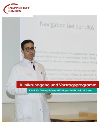 🏥Gestern hat die Klinik für Orthopädie und Endoprothetik zu einem Klinikrundgang mit anschließendem Vortragsprogramm eingeladen. 👨‍⚕Dr. Ahmed Elmenshawy, seit Anfang Mai Chefarzt der Klinik, zeigte dem Publikum zunächst die Behandlungsbereiche seiner Klinik und referierte im Anschluss daran über die Behandlungsmöglichkeiten bei Gelenkverschleiß und insbesondere den Einsatz der Robotik in der Endoprothetik. Chef-Geriater Dr. Martin Glasneck unterstrich in seinem Vortrag die enge Zusammenarbeit von Orthopädie und Geriatrie bei der Behandlung von Bruchverletzungen im Alter. Abgerundet wurde der Nachmittag durch eine Demonstration des Mako-OP-Roboters 🤖, den die Besucher hautnah erleben konnten 👏. Die zahlreichen Fragen der Teilnehmer verdeutlichten das große Interesse an der modernen OP-Methode. 
<a href='https://www.instagram.com/explore/tags/kkbottrop/' target='_blank'>#kkbottrop</a> <a href='https://www.instagram.com/explore/tags/endoprothetikbottrop/' target='_blank'>#endoprothetikbottrop</a> <a href='https://www.instagram.com/explore/tags/oprobotik/' target='_blank'>#oprobotik</a> <a href='https://www.instagram.com/explore/tags/geriatriebottrop/' target='_blank'>#geriatriebottrop</a>