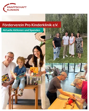Der Förderverein Pro Kinderklinik e.V. hat in den vergangenen Wochen tolle Aktionen umgesetzt und neue Spenden gewinnen können, um die Kinderklinik an den Knappschaft Kliniken Marienhospital Bottrop zu unterstützen! Wir sagen vielen Dank! 🧡

(1)	Notfalltraining für Großeltern: Oberarzt Sezgin Ata vermittelte den Teilnehmern anschaulich und praxisnah, wie sie bei den häufigsten Verletzungen, Unfällen und Erkrankungen im Säuglings- und Kleinkindalter richtig reagieren können. Besonders eindrucksvoll war für viele Teilnehmer das praktische Wiederbelebungstraining an einer Säuglingspuppe. „Wir fühlen uns jetzt deutlich sicherer im Umgang mit unseren Enkeln“, war das allgemeine Fazit. 
Für die nächsten Termine am 22.09. und am 12.11. sind noch Plätze frei – Anmeldungen unter 0171 8326743 oder per E-Mail an prokinderklinik<a href='https://www.instagram.com/_u/web/' target='_blank'>@web</a>.de

(2)	Spende des HHG: Mit viel Engagement und großem sozialen Einsatz haben sich die Schülerinnen und Schüler des Heinrich-Heine-Gymnasiums bereits in der vergangenen Vorweihnachtszeit für die kleinen Patienten der Kinderklinik eingesetzt. Jetzt durfte der Förderverein Pro Kinderklinik des Marienhospitals eine Spende in Höhe von 1.500 Euro entgegennehmen. Die Unterstützung fließt in die Gestaltung eines kindgerechten Raumes zur Vorbereitung auf MRT-Untersuchungen. Ein herzliches Dankeschön an alle Beteiligten für dieses wertvolle Engagement.

(3)	Neue Bücher für die Kinderklinik: „Bücher helfen Kindern dabei, auch während längerer Krankenhausaufenthalte in andere Welten einzutauchen und für einen Moment den Klinikalltag zu vergessen“, sagt Chefarzt Dr. Gerrit Lautner. Umso größer war die Freude über die großzügige Unterstützung der Selbst.Los! Kulturstiftung, die über den Förderverein eine Kiste voller spannender, lustiger und liebevoll ausgewählter Kinderbücher für die Kinderklinik zur Verfügung gestellt hat. Die neuen Geschichten sorgen für Ablenkung, schenken schöne Momente und bringen ein Stück Normalität auf die Station.

<a href='https://www.instagram.com/explore/tags/kinderklinik/' target='_blank'>#kinderklinik</a> <a href='https://www.instagram.com/explore/tags/foerderverein/' target='_blank'>#foerderverein</a> <a href='https://www.instagram.com/explore/tags/knappschaftkliniken/' target='_blank'>#knappschaftkliniken</a>